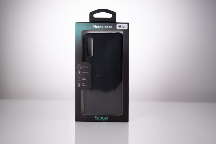 HUSA SMARTPHONE Spacer pentru Huawei P Smart S, grosime 1.5mm, material flexibil TPU, negru \\"SPPC-HU-P-SS-TPU\\" [3]
