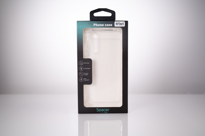 HUSA SMARTPHONE Spacer pentru Huawei P Smart S, grosime 1.5mm, protectie suplimentara antisoc la colturi, material flexibil TPU, transparenta \\"SPPC-HU-P-SS-CLR\\" [3]