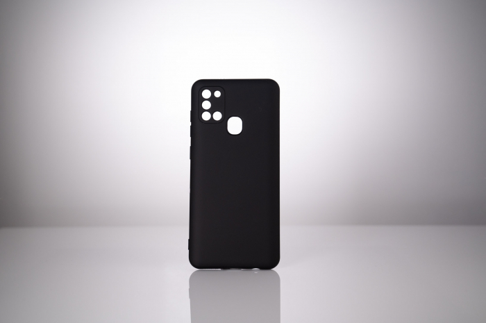HUSA SMARTPHONE Spacer pentru Samsung Galaxy A21S, grosime 2mm, material flexibil silicon + interior cu microfibra, negru \\"SPPC-SM-GX-A21S-SLK\\" [3]