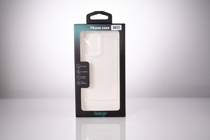 HUSA SMARTPHONE Spacer pentru Samsung Galaxy A72, grosime 1.5mm, protectie suplimentara antisoc la colturi, material flexibil TPU, transparenta \\"SPPC-SM-GX-A72-CLR\\" [3]
