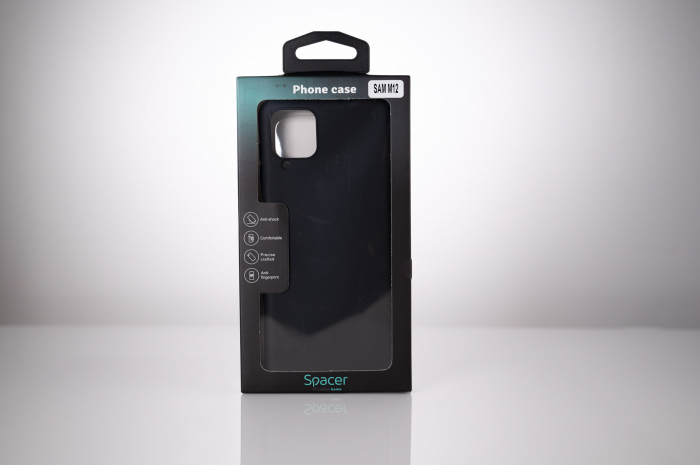 HUSA SMARTPHONE Spacer pentru Samsung Galaxy M12, grosime 1.5mm, material flexibil TPU, negru \\"SPPC-SM-GX-M12-TPU\\" [3]