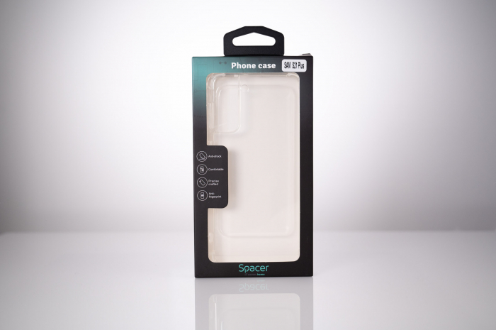 HUSA SMARTPHONE Spacer pentru Samsung Galaxy S21 Plus, grosime 1.5mm, protectie suplimentara antisoc la colturi, material flexibil TPU, transparenta \\"SPPC-SM-GX-S21P-CLR\\" [3]