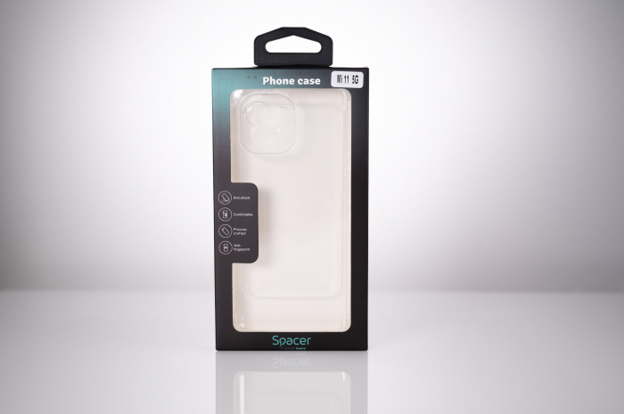 HUSA SMARTPHONE Spacer pentru Xiaomi Mi 11 5G, grosime 1.5mm, protectie suplimentara antisoc la colturi, material flexibil TPU, transparenta \\"SPPC-XI-MI-115G-CLR\\" [3]