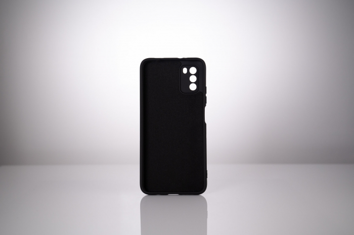 HUSA SMARTPHONE Spacer pentru Xiaomi Pocophone M3, grosime 2mm, material flexibil silicon + interior cu microfibra, negru \\"SSPPC-XI-PC-M3-SLK\\" [4]