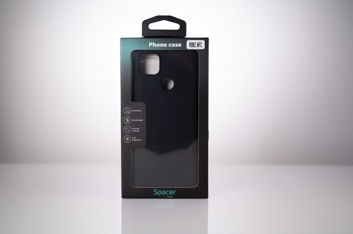 HUSA SMARTPHONE Spacer pentru Xiaomi Redmi 9C, grosime 1.5mm, material flexibil TPU, negru \\"SPPC-XI-RM-9C-TPU\\" [3]