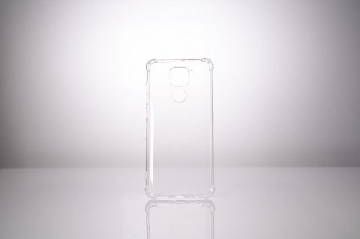 HUSA SMARTPHONE Spacer pentru Xiaomi Redmi Note 9, grosime 1.5mm, protectie suplimentara antisoc la colturi, material flexibil TPU, transparenta \\"SPPC-XI-RM-N9-CLR\\" [2]