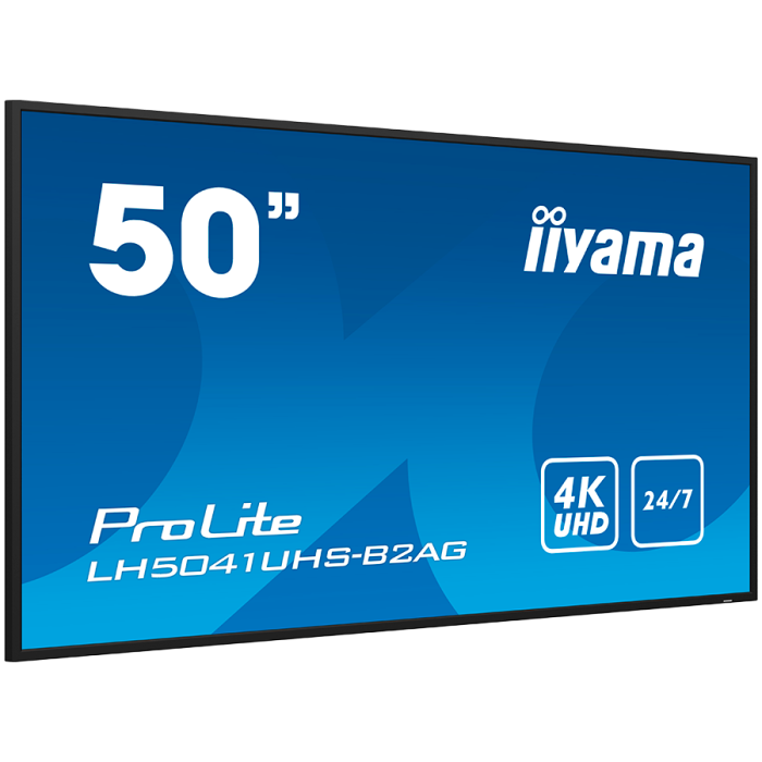 IIYAMA LFD PROLITE LH5041UHS-B2AG 50" Professional Digital Signage 4K 24/7 3840x2160 VA 16:9 500cd 5000:1 landscape, portrait [2]