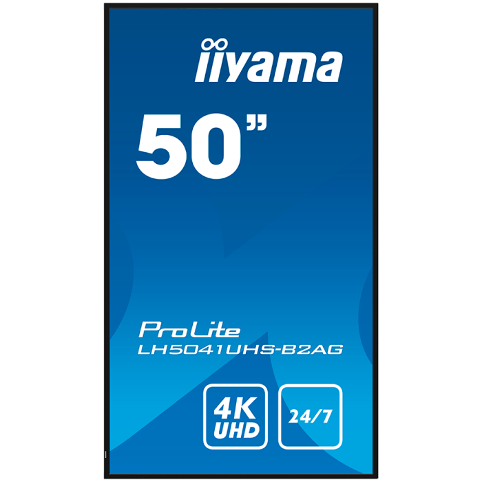 IIYAMA LFD PROLITE LH5041UHS-B2AG 50" Professional Digital Signage 4K 24/7 3840x2160 VA 16:9 500cd 5000:1 landscape, portrait [3]