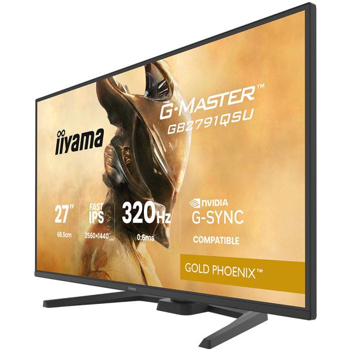 IIYAMA Monitor LED GB2791QSU-B1 G-MASTER 27" Fast IPS, 2560x1440 320Hz, 16:9, 350cd, 0.6ms, HDMI, DP, USB HUB, Full Ergo [5]
