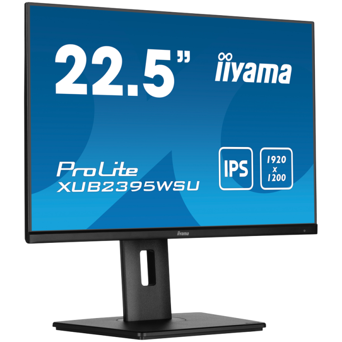 IIYAMA Monitor LED XUB2395WSU-B5 22.5" IPS 1920x1200 16:10 250cd 1000:1 4ms VGA HDMI DP USB Hub height, swivel, tilt, pivot (rotation both sides) [2]