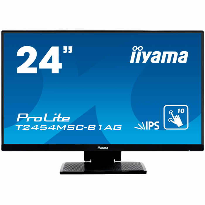 Iiyama PROLITE T2454MSC-B2AG monitor 23,8 TOUCH SCREEN FHD 75 Hz IPS 300 cd 4 ms HDMI DP SPEAKERS Black [1]