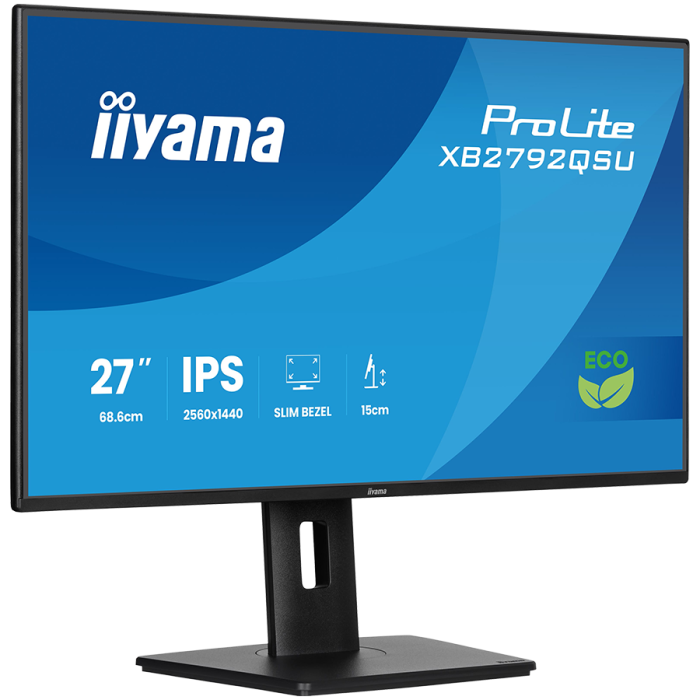 Iiyama ProLite XB2792QSU-B1 LED monitor 27" 1920x1080 Full HD (1080p) 120 Hz IPS 350 cd 1500, 3 ms HDMI DP speakers black [3]