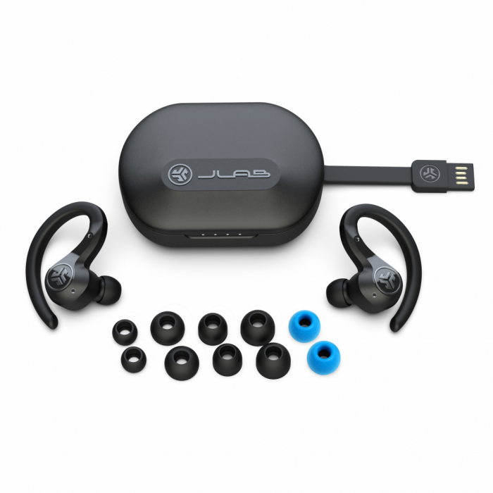 JLAB Epic Air Sport ANC True Wireless IP66 Sweat & water Resistant  - Black [7]
