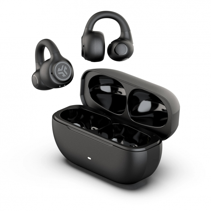 JLAB Flex Open Air Clip True Wireless Earbuds - Black [3]