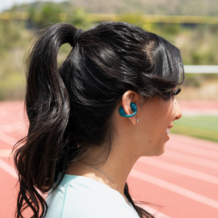 JLAB Flex Open Air Clip True Wireless Earbuds - Teal [4]