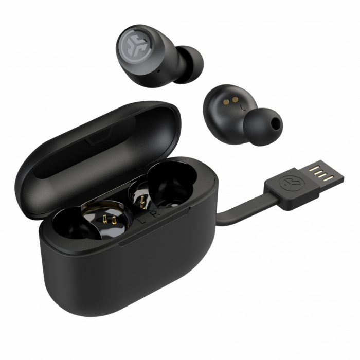JLAB Go Pop Plus True Wireless Earbuds - Black [4]
