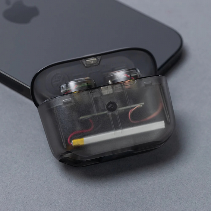 JLAB Go Pop Plus True Wireless Earbuds - Clear [2]