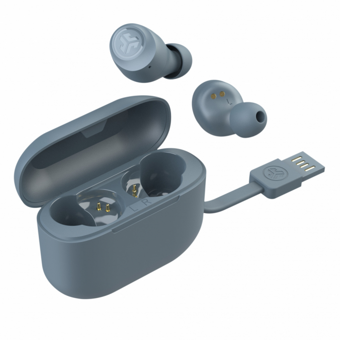 JLAB Go Pop Plus True Wireless Earbuds - Slate [3]