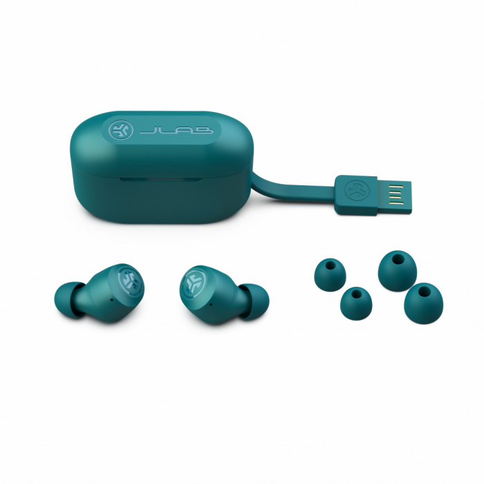 JLAB Go Pop Plus True Wireless Earbuds - Teal [2]