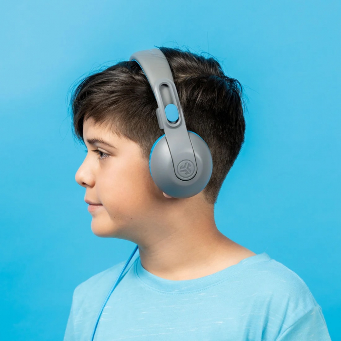 JLAB JBuddies Studio 2 Kids Wireless Headphones - Blue/Gray [5]