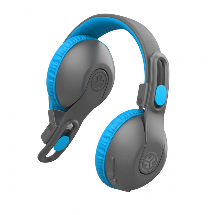 JLAB JBuddies Studio 2 Kids Wireless Headphones - Blue/Gray [2]