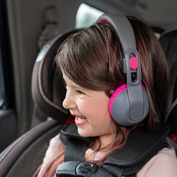 JLAB JBuddies Studio 2 Kids Wireless Headphones - Gray/Pink [4]