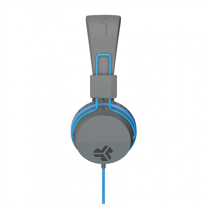 JLAB JBuddies Studio Kids Wired Headphones - Grey/Blue [2]