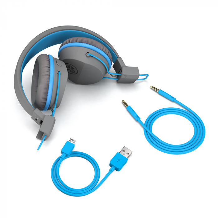 JLAB JBuddies Studio Kids Wireless (2020) - Graphite / Blue [4]