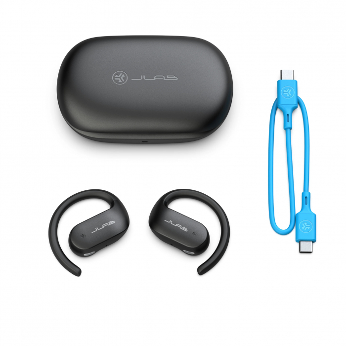 JLAB JBuds Open Sport 2 True Wireless Earbuds - Black [4]