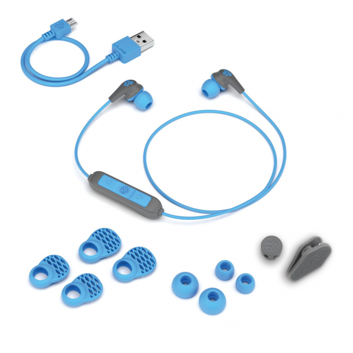 JLAB JBUDS Pro Wireless Signature Earbuds Blue/Grey [4]