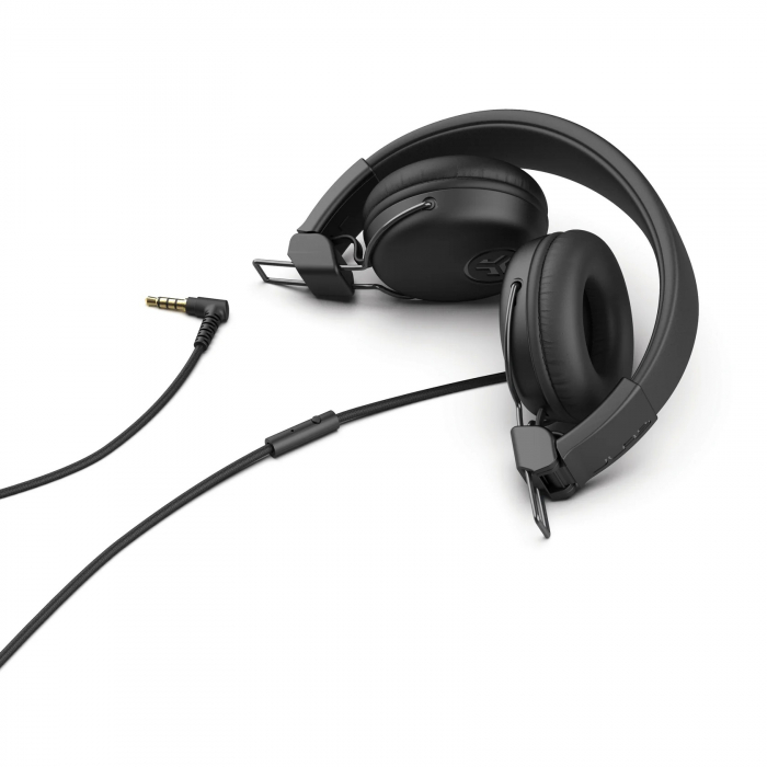 JLAB Studio Wired On Ear Headphones - Black [3]