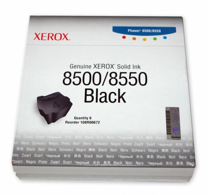 Cartus cerneala Original Xerox Black, compatibil Phaser 8500/8550, 6 sticks, 6000pag  [1]