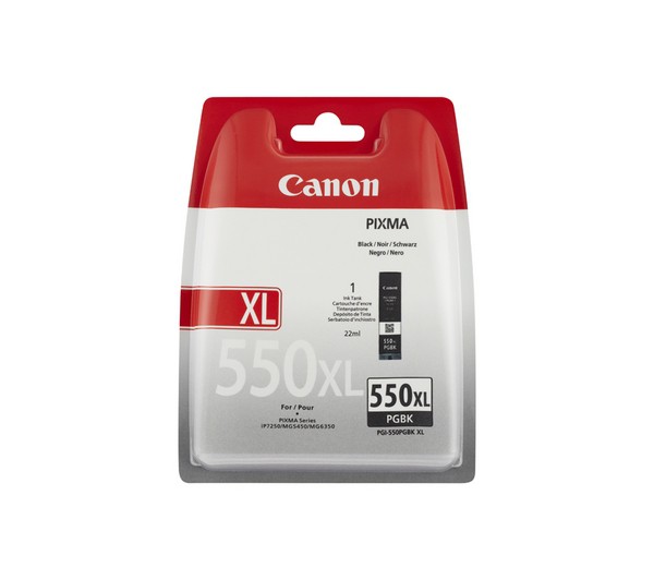 Cartus cerneala Original Canon PGI-550PGBK XL Negru, compatibil IP7250/MG5450/MG6350  [1]
