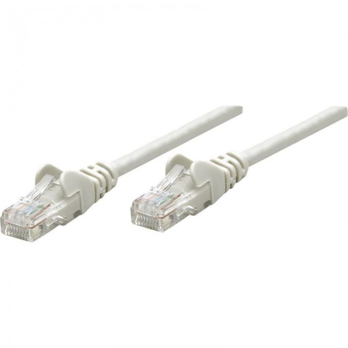 CABLU UTP Patch cord Cat6, S/FTP, LSOH, RJ45-Male/RJ45-Male, 0.5 m, Grey, Polybag  [1]