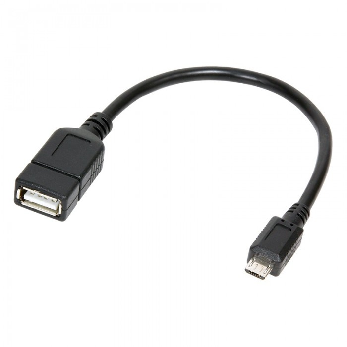 Micro USB B/M to USB A/F OTG adapter cable, 0,20m  [1]