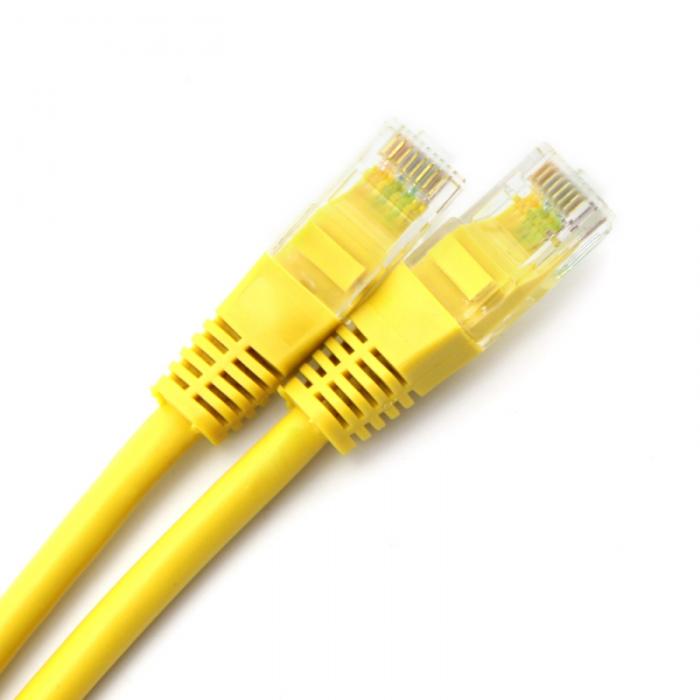 CABLU UTP Patch cord cat. 5E -  2 m, yellow Spacer  [1]