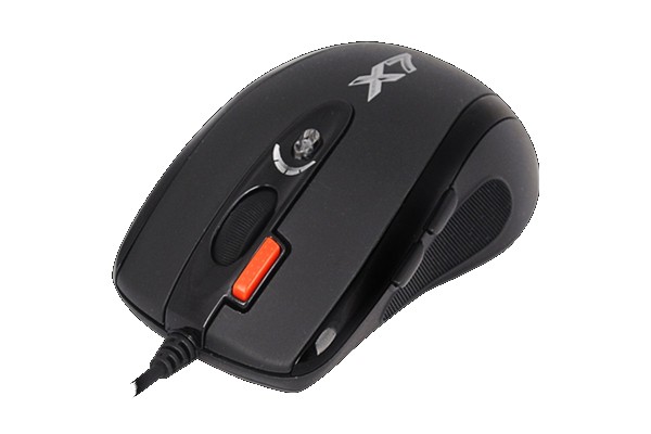 Mouse Laser USB A4TECH X7 Oscar Black Full Speed , wired cu 7 butoane si 1 rotita scroll, rezolutie ajustabila peste 2000dpi, Full Speed 1000Hz [1]