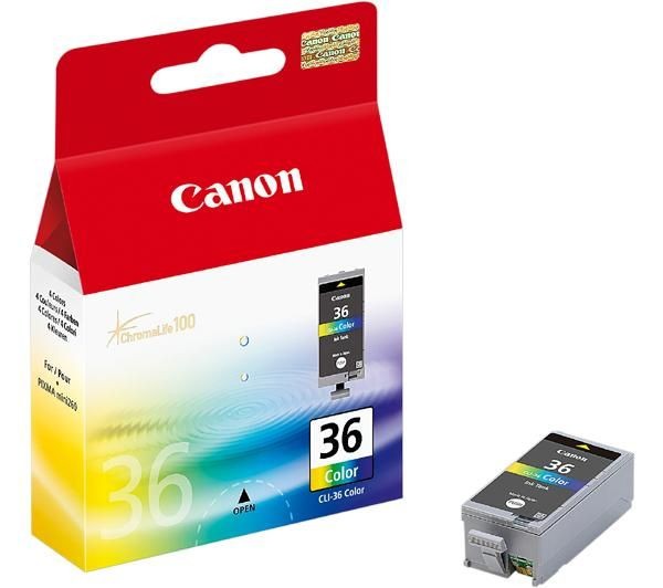 Cartus cerneala Original Canon CLI-36 Color, compatibil Pixma IP100/Pixma Mini 260   [1]