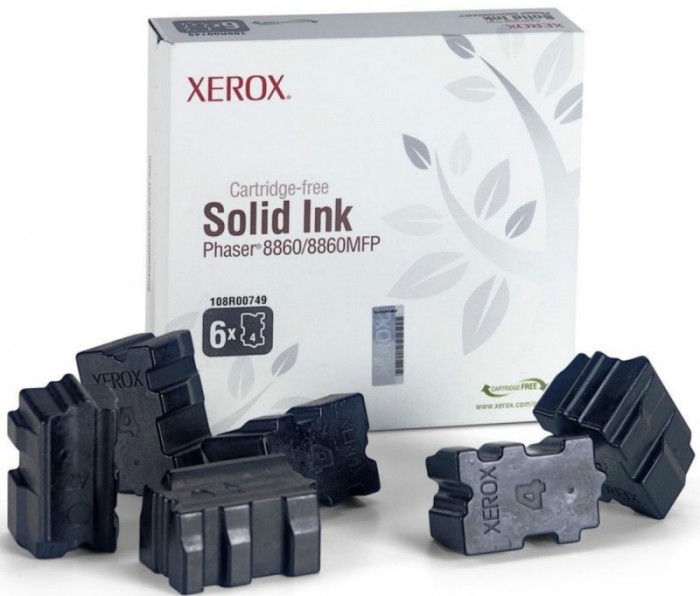 Cartus cerneala Original Xerox Black, compatibil Phaser 8860MFP, 6 sticks  [1]