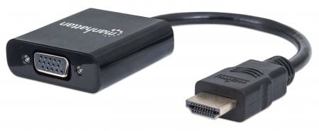 Cablu adaptor HDMI-Male/ VGA-Female, Black, Blister  [1]