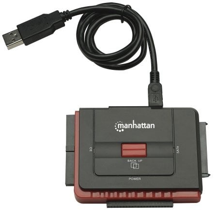 CABLU CONVERTOR USB 2.0 la SATA/IDE Hi-Speed  Black, Blister  [1]