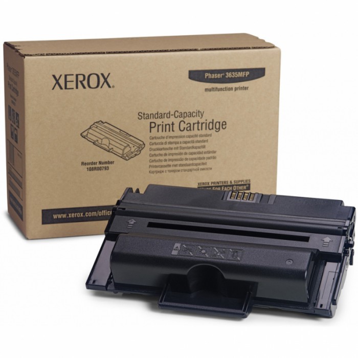Toner Original pentru Xerox Negru, compatibil Phaser 3635 MFP, 10000pag  [1]