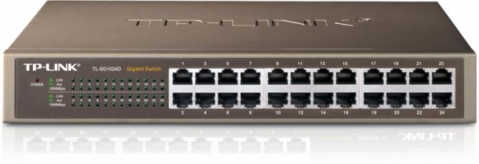 Switch 24 porturi 10/100/1000 TP-LINK TL-SG1024D, carcasa metalica, desktop/rack [1]