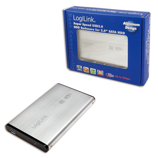 HDD Enclosure 2.5" SATA Logilink USB 3.0, aluminiu  [1]