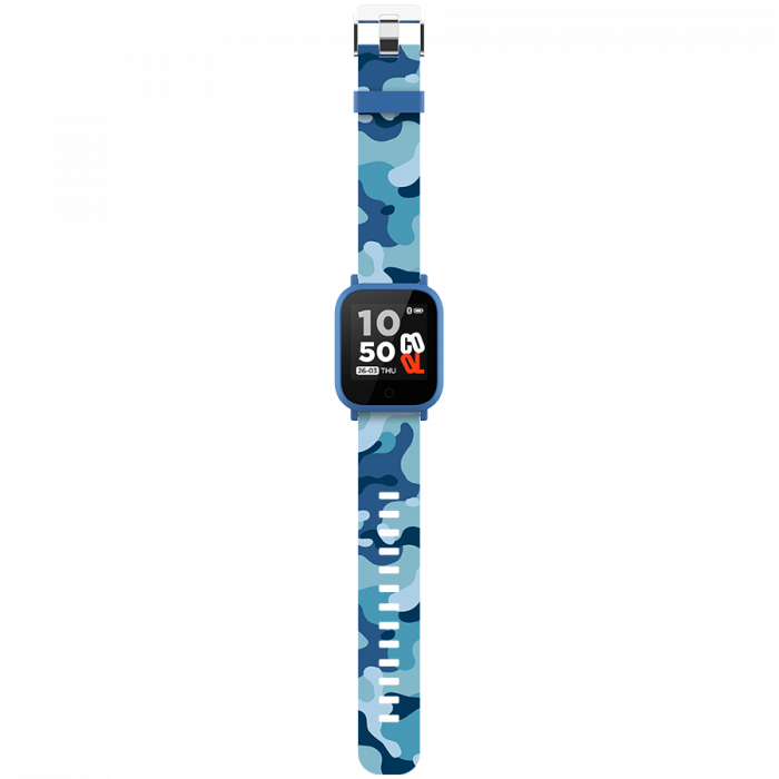 CANYON My Dino KW-33, Teenager smart watch, 1.3 inches IPS full touch screen, blue plastic body, IP68 waterproof, BT5.0, multi-sport mode, built-in kids game, compatibility with iOS and android, 155mA [4]