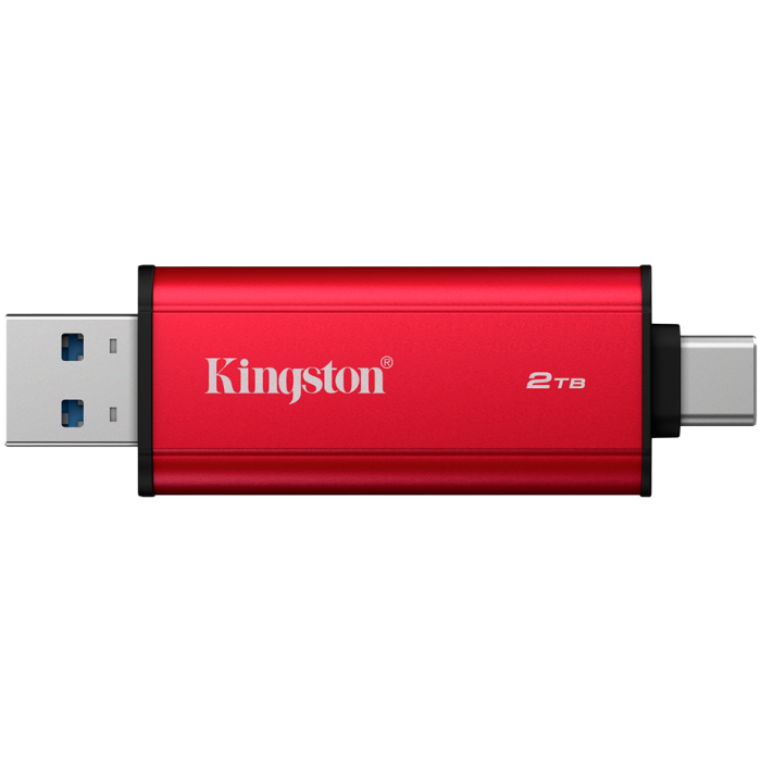 Kingston 2TB Dual USB-A/C Portable SSD, Up to 1050MB/s USB 3.2 Gen 2 [2]