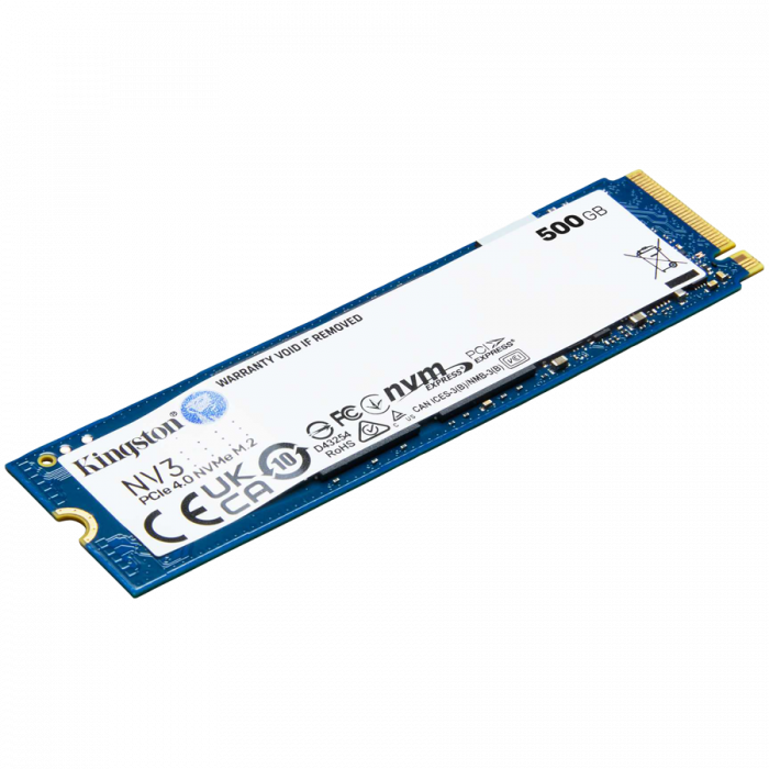 Kingston SSD 500GB NV3 M.2 2280 PCIe 4.0 NVMe SSD , EAN: 740617344806 [2]
