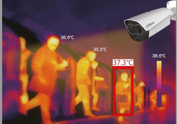 Kit pentru masurarea temperaturii umane Dahua: camera termala, scaner de precizie, smart NVR, licenta ProBase [4]