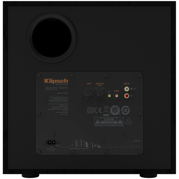 Klipsch Reference R-101SW 10-Inch Subwoofer, Black [4]