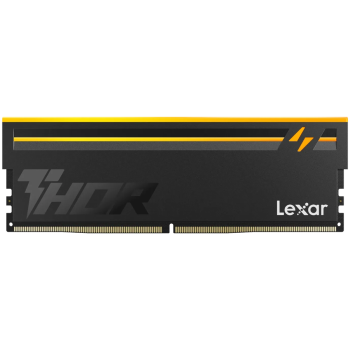 Lexar THOR 2.0 16GB DDR5 6000 CL36 1.3V Memory with heatsink and RGB lighting, Black Color, Single pack [1]